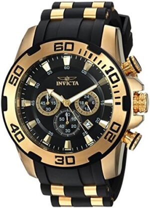 Invicta Men's 22340 22341 22343 22344 22346 Pro Diver Analog Display Quartz Black Watch