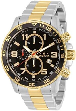 Invicta Men's Specialty Chronograph Textured Dial Stainless Steel Watch