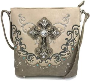 Justin West Mustang Cross Handbag Purse For Girls Women Concealed Carry