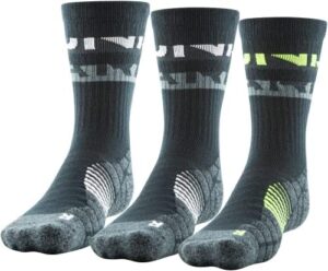 Under Armour Men's Elevated Novelty Crew Socks, 3-Pairs