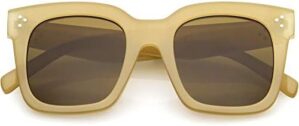 zeroUV - Oversized Fashion Retro Square Sunglasses for Women Vintage Style 50mm