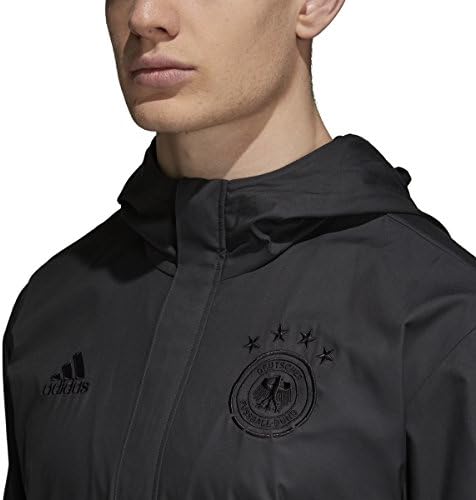 adidas Men's Germany Seasonal Special Wind Jacket 18/19 (M) Black - Image 5