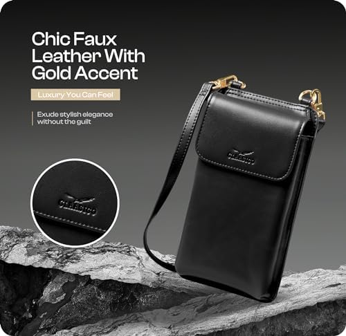 Claasico Womens Crossbody Wallet & Phone Case | iPhone/Samsung/LG Magnet Cell Pouch & Handbag - Image 7