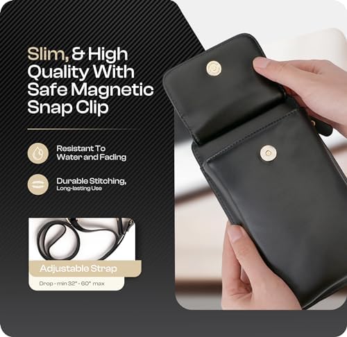 Claasico Womens Crossbody Wallet & Phone Case | iPhone/Samsung/LG Magnet Cell Pouch & Handbag - Image 3