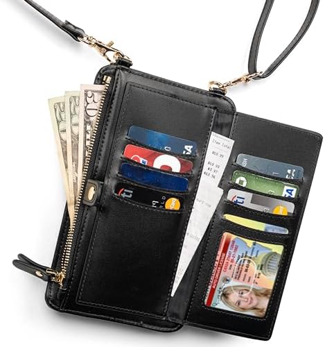Claasico Womens Crossbody Wallet & Phone Case | iPhone/Samsung/LG Magnet Cell Pouch & Handbag - Image 2