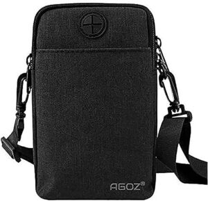 AGOZ Crossbody Cell Phone Purse Wallet Sling Bag Shoulder Strap for Apple iPhone