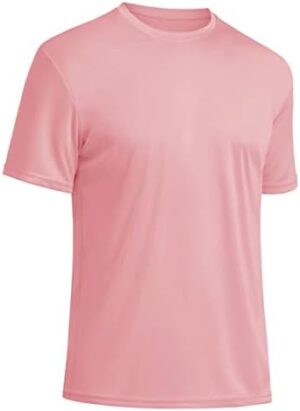 BIYLACLESEN Men's Sun Protection Short Sleeve T-Shirt UPF 50+ Breathable Quick-Dry Performance Shirts Athletic Runing Top