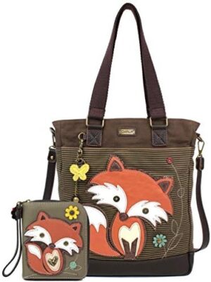 Chala Fox Work Tote Shoulder Bag - Fox Lovers Gifts