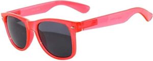 Classic Vintage 80's Style Sunglasses Colored Plastic Frame Mens Womens