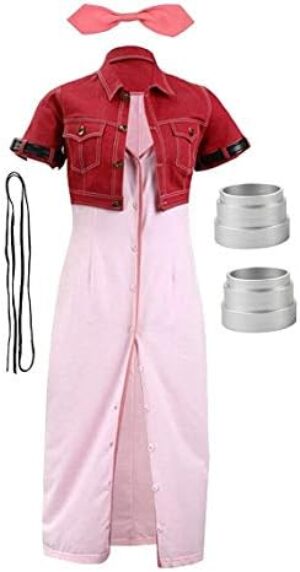 Cosplay Life Final Fantasy VII Advent Children Aerith Gainsborough Cosplay Costume