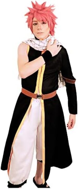 DAZCOS US Size Men's Anime Cosplay Halloween Costume With Scarf Wrister
