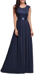 Ever-Pretty Women’s Women’s Ruched Empire Wasit Bridesmaid Dresses 0646