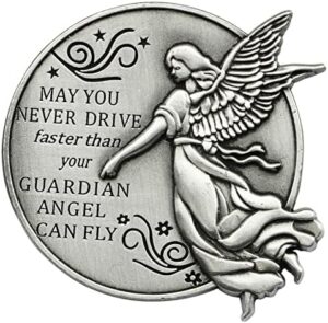 Guardian Angel Visor Clip, Car Accessories Car Safety Gifts for New Driver Teens Boys Parent Family Friends, New Car Gifts