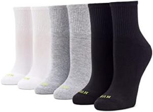 HUE Women’s Mini Crew Sock 6 Pair Pack