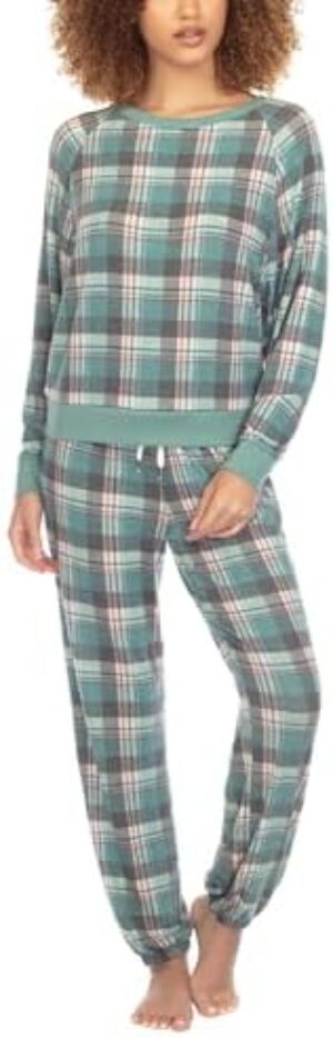 Honeydew Intimates Star Seeker Lounge Set Aspen Plaid MD