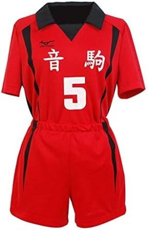 Kenma Kozume Cosplay Costume Uniform Jersey Nekoma Outfit Number 5 Volleyball Shirt Shorts Sportswear