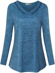 MISS FORTUNE Womens Fast Dry Yoga Tops Workout Clothes
