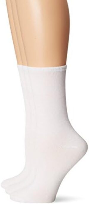 No nonsense womens Flat Knit Crew Sock