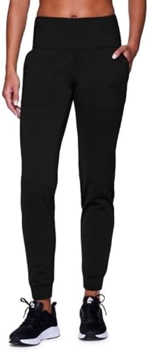 RBX Active Women's Fashion Lightweight Ultra Soft Jogger Sweatpants with Pockets