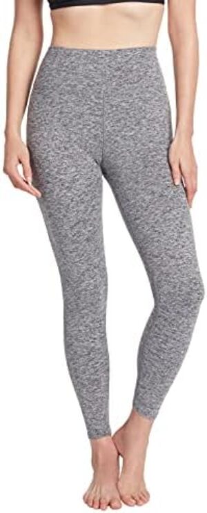 Sage Collective Women's High Rise Seamless Legging in Sueded Mélange-7/8 Length