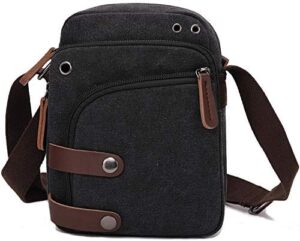 Small Canvas Crossbody bag Cell Phone Purse Handbag Crossbody Wallet Travel Shoulder Bag for Women