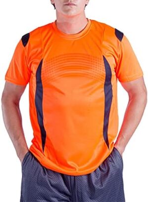 Summer Clothes Slim Fit T-Shirts for Men Short Sleeve Casual Quick Dry Tee Shirts