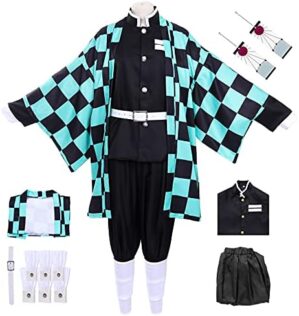 Tanjiro Cosplay Shinobu Cosplay Adult Nezuko Zenitsu Giyuu Kimono Cosplay for Halloween Anime Cosplay Women Kids