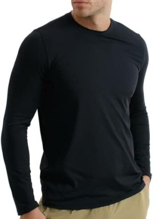 Tech T-Shirt Long Sleeve for Men - Anti-Odor - Everyday Shirt, Athletic Shirts for Men, Quick Dry, Tech Shirt