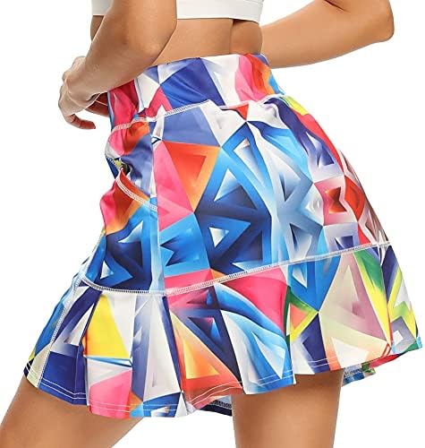 WOWENY Women's Athletic Tennis Skorts Skirts for Women Running Golf Skort with Pockets