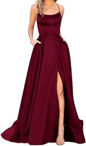 Wedding Guest Dresses for Women Backless Bodycon Maxi Dresses Prom Dress with Slit Off Slit Maxi Dress Party Favors