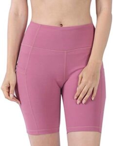 Women’s Yoga Shorts High Waist with Pockets Workout Sports Shorts