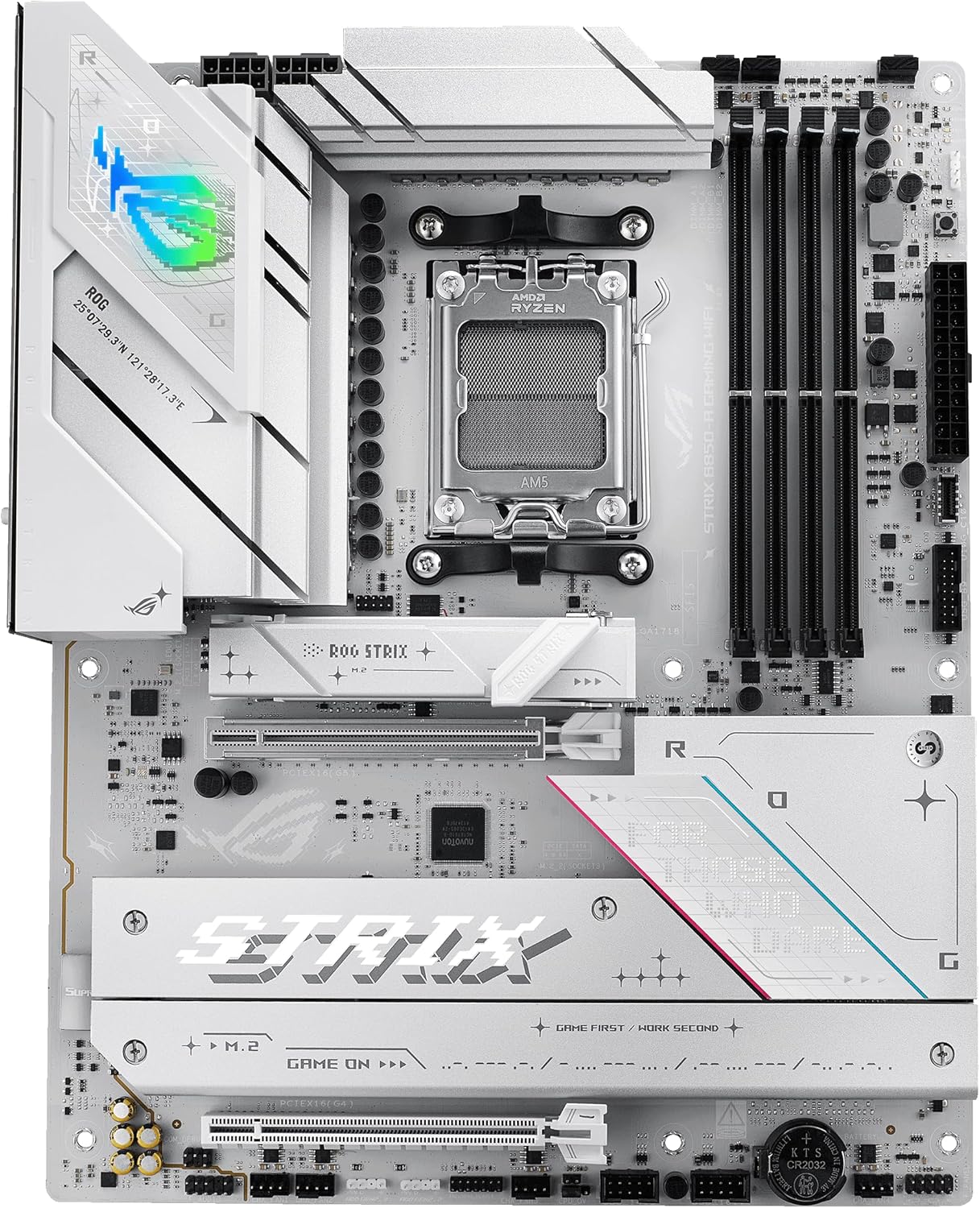 ASUS ROG Strix B850-A Gaming WiFi AMD AM5 B850 ATX Motherboard 14+2+2 Power Stages, DDR5 AEMP, 2.5G LAN, WiFi 7 with Q-Antenna, 4X M.2, PCIe® 5.0, USB 20Gbps Type-C, AI Networking II, ASUS AI Advisor - Image 8