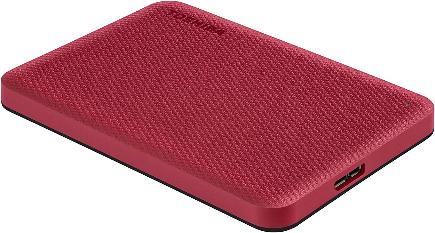 Toshiba Canvio Advance 2TB Portable External Hard Drive USB 3.0, Red - HDTCA20XR3AA - Image 6