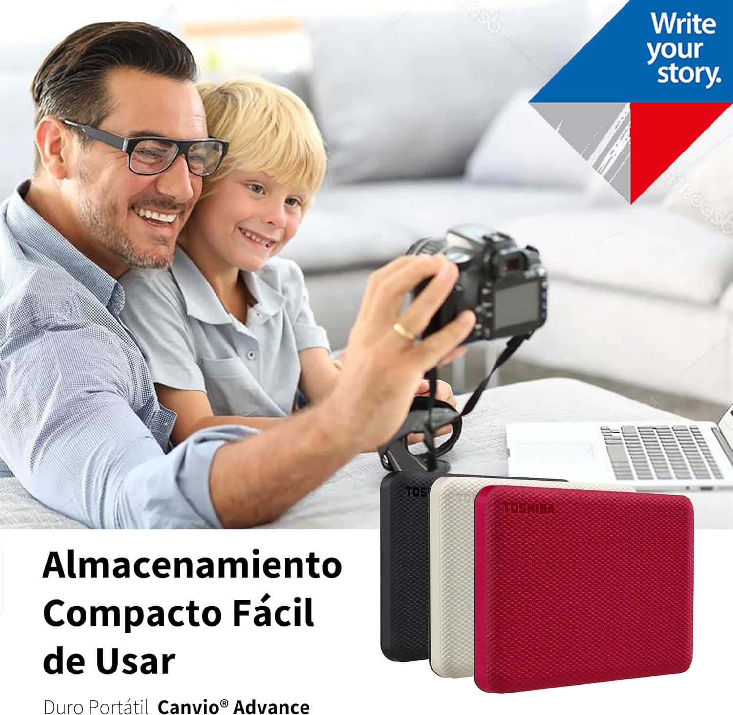 Toshiba Canvio Advance 2TB Portable External Hard Drive USB 3.0, Red - HDTCA20XR3AA - Image 14