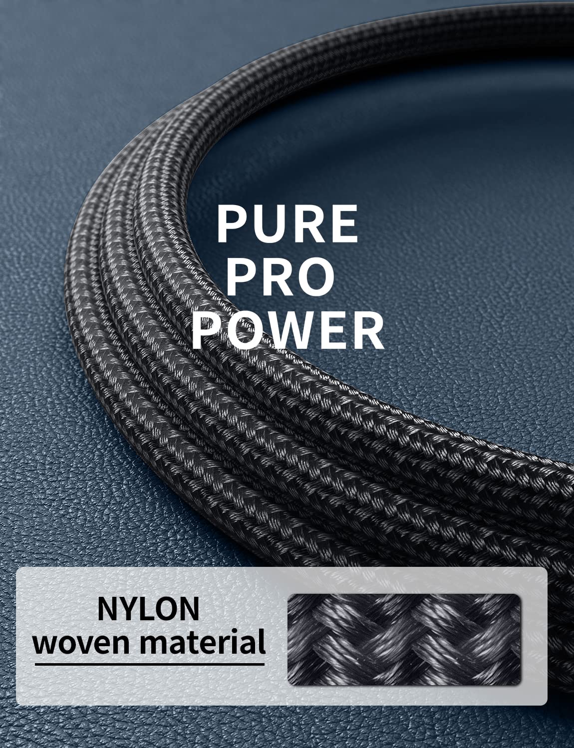 USB C to USB C Cable 10FT, 2Pack USB C Charger Cable, Long Type C Fast Charging Cable Nylon Braided USBC Charger Cord Compatible with iPhone 16/15/Pro/Plus/Pro Max/Samsung Galaxy S23/LG/Switch - Image 6