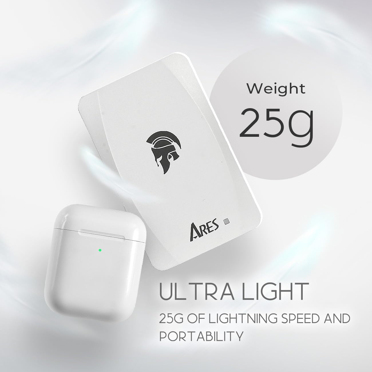 DATO External SSD 1TB, Portable SSD External Solid State Drive, USB 3.2 Gen 2x1 Type C Up to 1050/1000 MB/s, Super Light and Compact Portable Solid State Drive - ARES Torch - Image 3