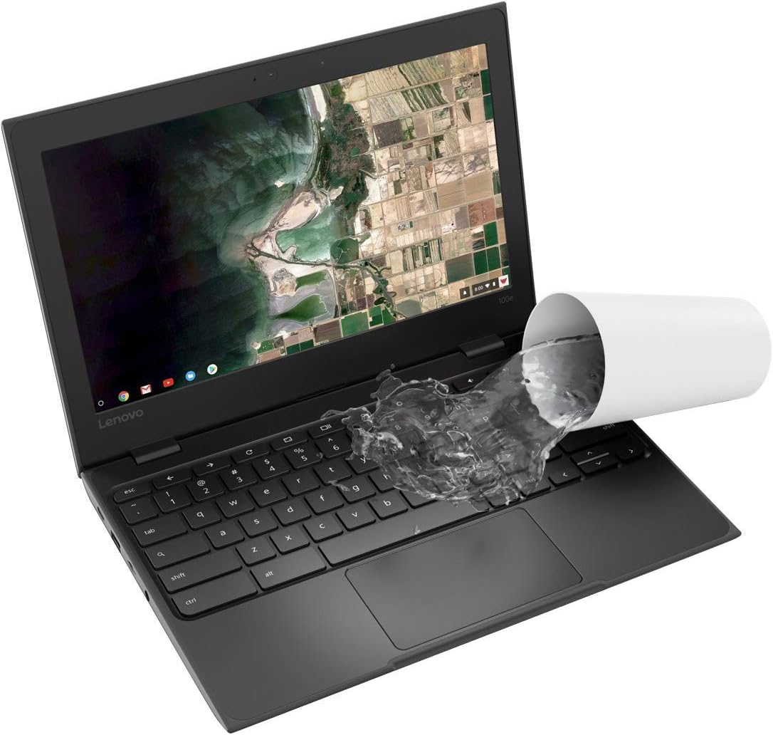 Lenovo 100e 81ER000BUS 11.6" HD Chromebook, Intel Dual-Core Celeron N3350 1.1 GHz up to 2.4 GHz, 4GB RAM, 16GB SSD, Bluetooth, USB Type C, 802.11ac, Webcam, Chrome OS (Renewed) - Image 4