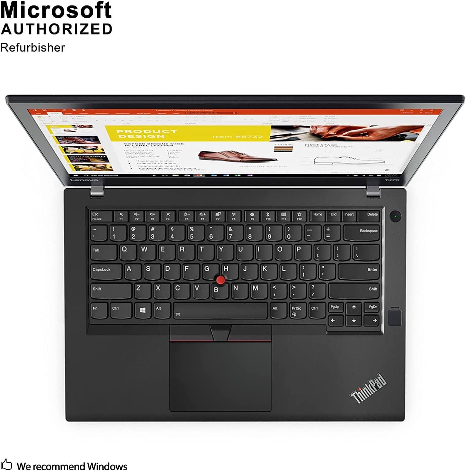 Lenovo Thinkpad T470 14 IPS Full HD FHD, Business Laptop (14-inch Intel Core i5-6300U, 16GB DDR4 RAM, 256GB PCIe NVMe M.2 SSD) Thunderbolt, Type-C, HDMI, RJ-45, Windows 10 Pro (Renewed) - Image 4