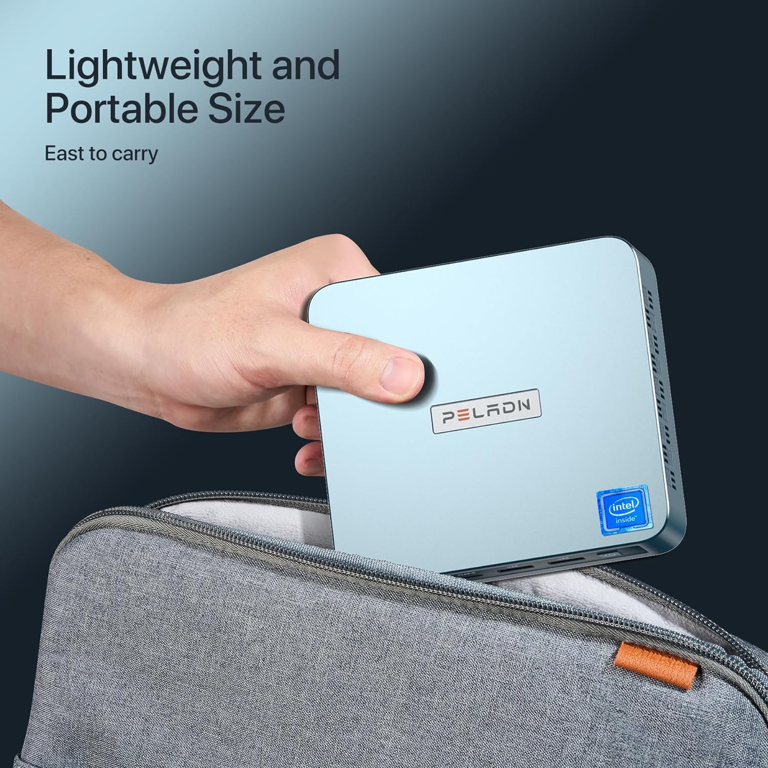 PELADN N95 Mini PC, Intel 12th Gen Alder Lake- N95(up to 3.4GHz), 16GB DDR4 3200Mhz RAM 512GB M.2 PCIe SSD, Desktop Computer Support 4K Dual Display/USB3.2/WiFi 5/BT4.2 - Image 7