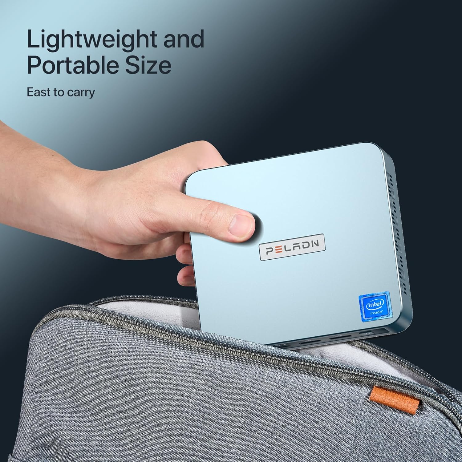 PELADN WI-6 Mini PC, Intel 12th Gen Alder Lake- N100(up to 3.4GHz), 16GB DDR4 RAM 512GB M.2 PCIe SSD, Desktop Computer Support 4K Dual Display/USB3.2/WiFi 5/BT4.2 - Image 7