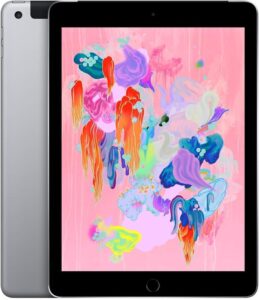 2018 Apple iPad (Wi-Fi + Cellular, 32GB) – Space Gray (Renewed)