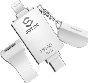 256GB Apple MFi Certified iPhone-Photo-Stick, 3 in 1 USB C Photo-Stick-for-iPhone-Flash-Drive iPhone Memory-Stick Thumb Drives iPhone Backup Memory Stick for iPhone 16 15 14 13 12 iPad Android PC