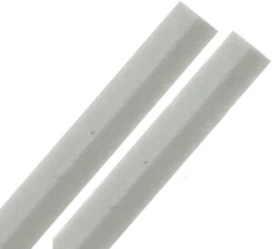 2PCS Laptop Bottom Case Nonskid Silicone Bumper Rubber Foot Strips Replacement for HP Envy x360 13-AH 13-AG TPN-W136 L19528-001 Bottom Cover Rubber Feet Strips(Sliver)