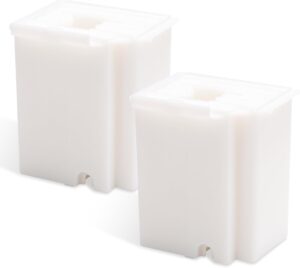 2pcs Waste Ink Pad Replacement Compatible with EPSON Ecotank ET-2800 ET-2803 ET-4800 ET-2400 ET-2720 ET-4700 ET-2711 L3110 L3250 L3150 L3210 Printers, Waste Ink Pad with Absorbent Sponge