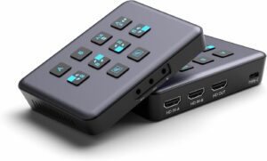 3rd Gen Dual Full HD USB3.0 4K Pass Through Capture Card. Certified for OBS Stream and Record in 1080P@60Hz with Ultra-Low Latency on PS5/PS4, Xbox Series/Xbox One, Switch/Switch OLED, SteamDeck