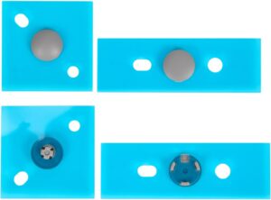 4PC Replacement Rubber Feet for Microsoft Surface Laptop 3 4 5, Replacement Anti Slip Surface Laptop 5 4 3 Rubber Feet Pads, Sliver