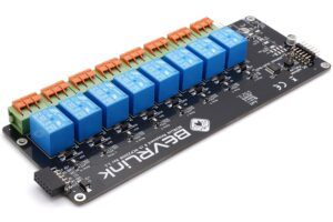 8 Channel V1 Relay Expansion for Raspberry Pi and Other SBCs and Microcontrollers - I2C GPIO (SBC Board or Microcontroller are NOT Included)