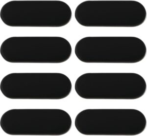 8Pcs Rubber Feet Self-Adhesive Replacement Rubber Pad Compatible with Dell Latitude E7440 E7240 E7250 Bottom Base Cover(13.8mm x 5.3mm)