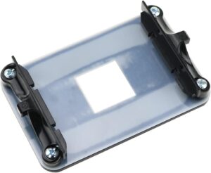 AM4 Backplane CPU Heatsink Mount Bracket Back Plate Motherboard CPU Fan CPU Fan Cooling Mounting Sheet Plate Water Cooling Mounting Sheet Plate for AM4 AMD Socket Genuine Quality (Black)