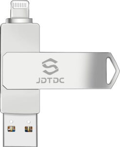 Apple MFi Certified 128GB iPhone Photo Stick iPhone Memory iPhone USB Storage for Photos Videos Contacts iPhone USB Flash Drive Memory for iPad External iPhone Storage iPhone Thumb Drive for iPad